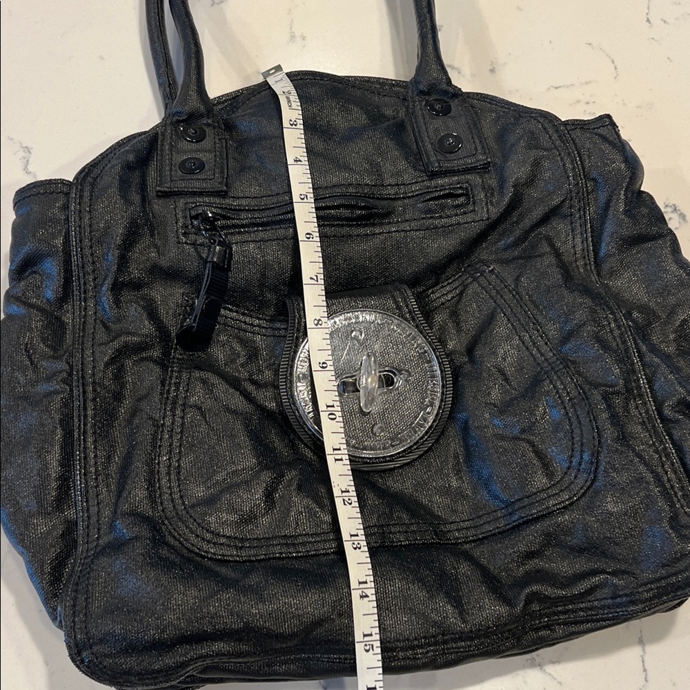 Diesel Black Leather shoulder toe Bag - Picture 14 of 15